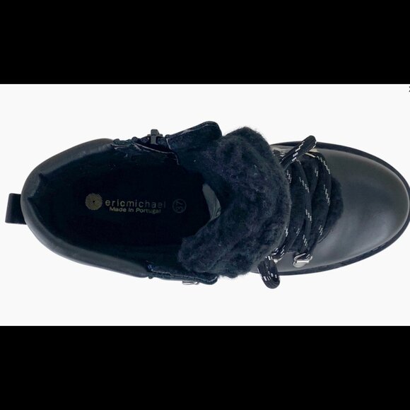 NEW ERIC MICHAEL Made In Portugal Waterproof Franki Leather Lace Up Booties 663m - Picture 5 of 8